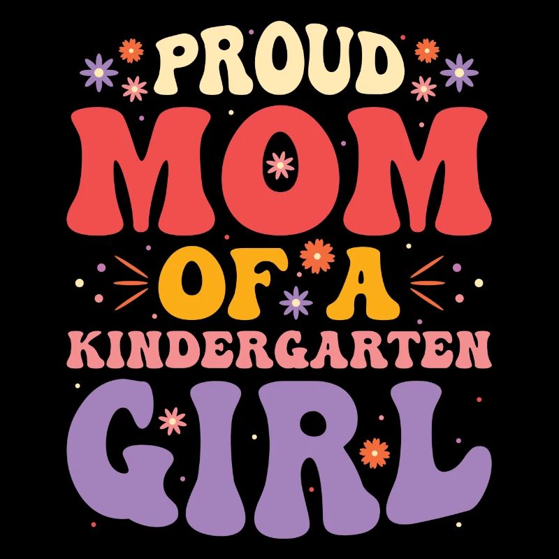 Stolze Mutter Eines Kindergartenmädchens