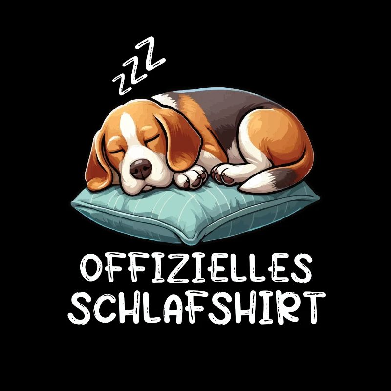 Offizielles Schlafshirt Beagle Beaglebesitzer