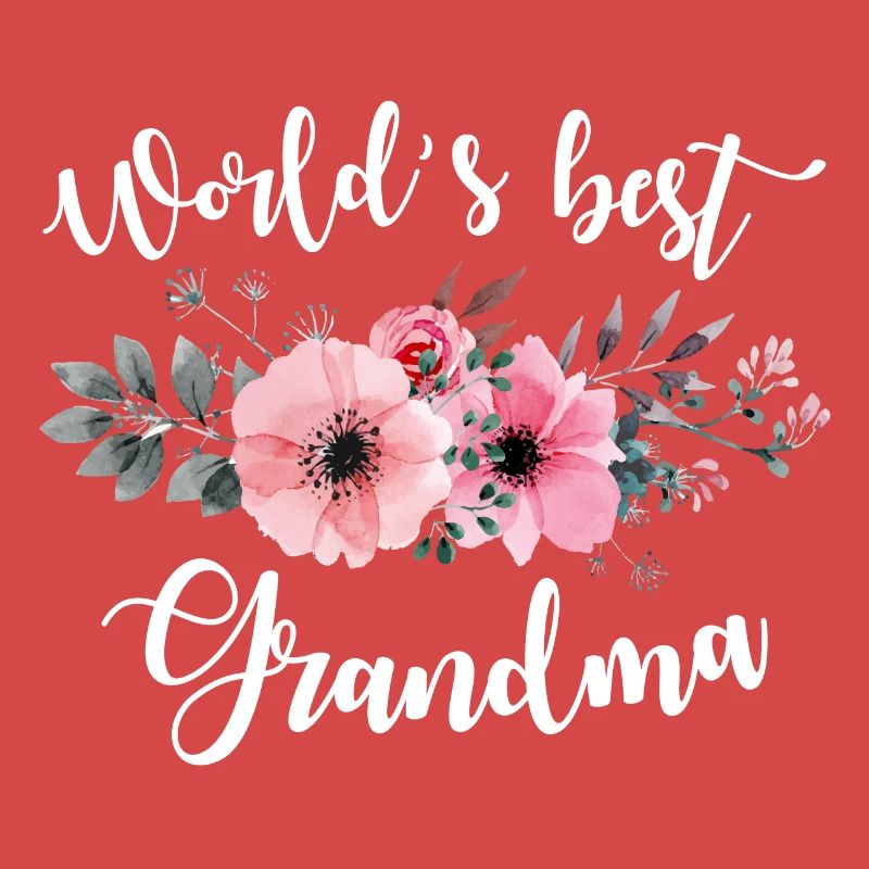 Die beste Großmutter der Welt. Geschenke für Kindermädchen. Geburtstag