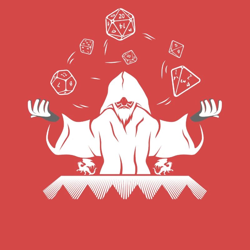 Game Master DM GOD D20 Wizard RPG de table