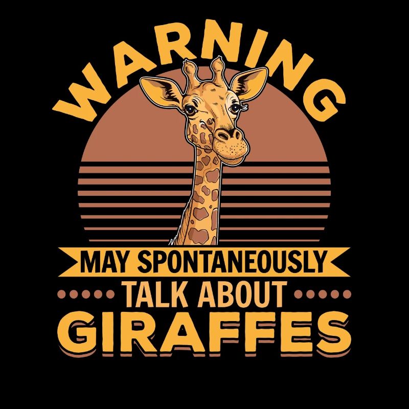 Giraffe Animal Warning May Spontaneously