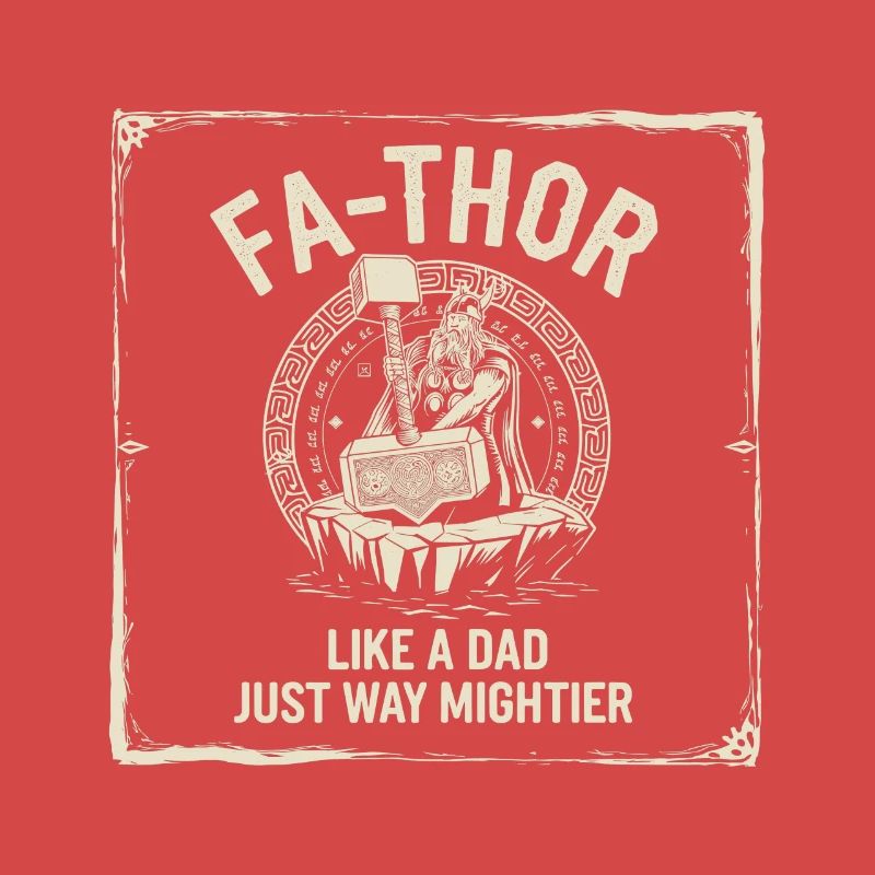 FA-THOR Comme un papa juste bien plus puissant Viking