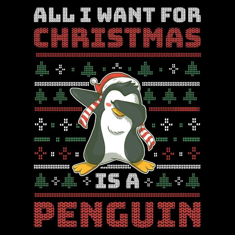 Xmas Penguin Hässlicher Weihnachtspulli Geschenk