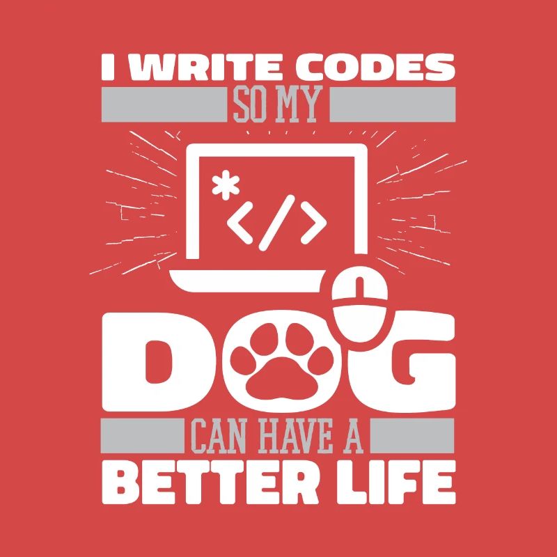 Developer Coder Programmer Dog