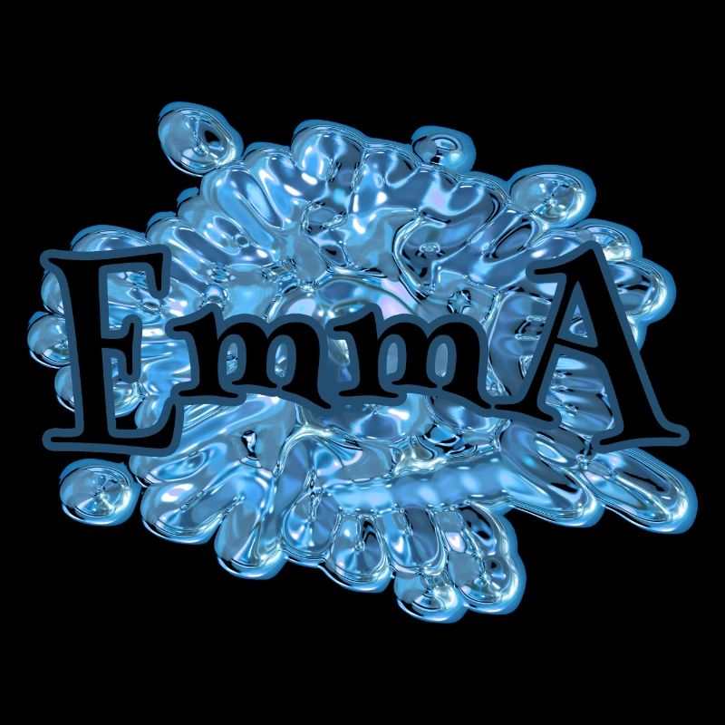 Gouttes d’eau Nom Emma