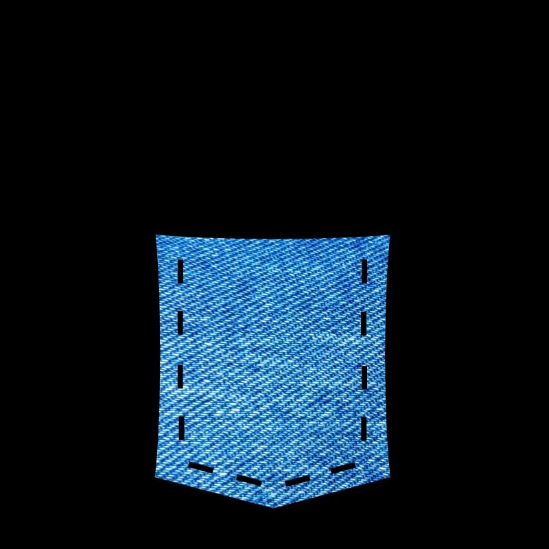 Faux Jeans Pocket