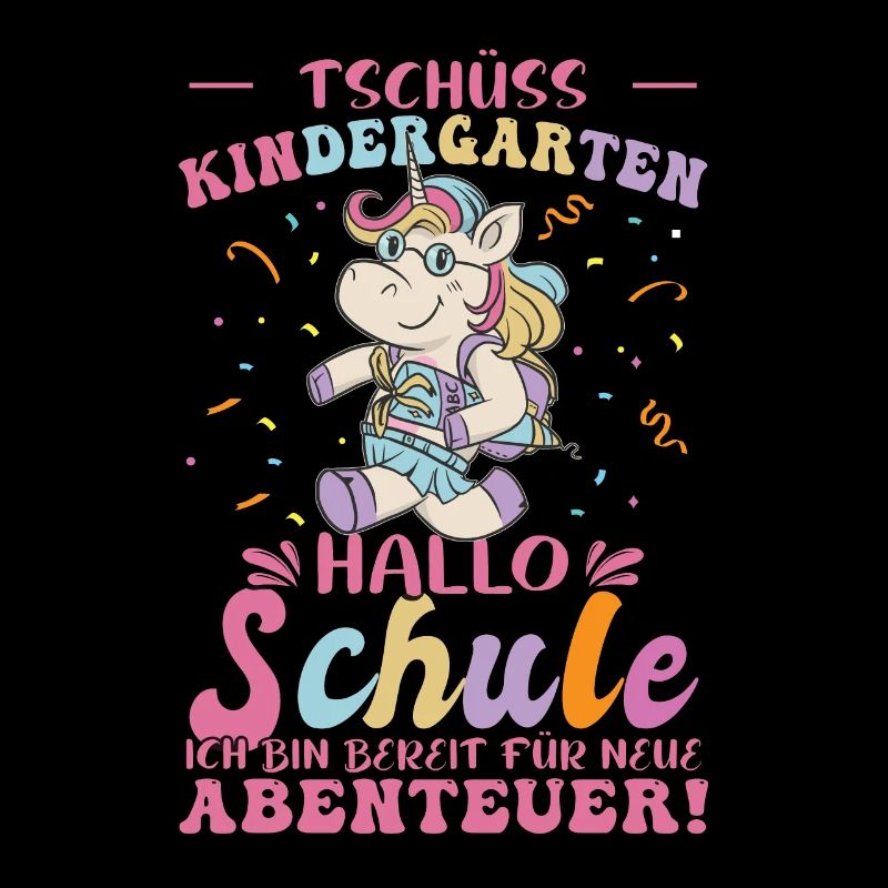 Tschüss Kindergarten Einhorn