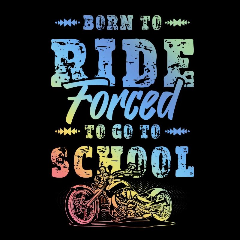 Motorrad Spruch Schule