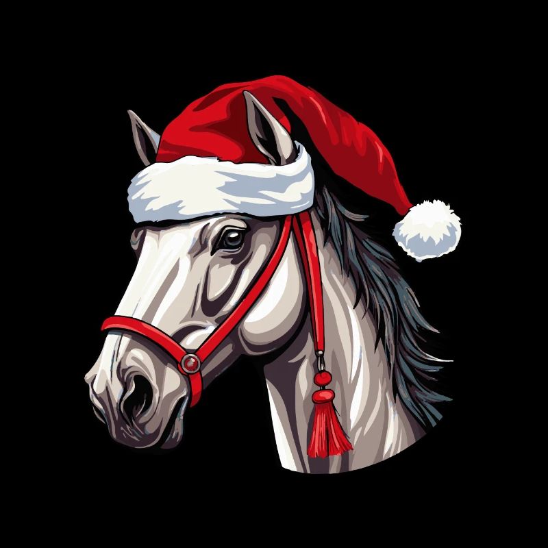 Horse Head Christmas Xmas