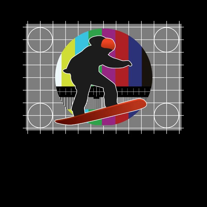 Signal de télévision snowboard