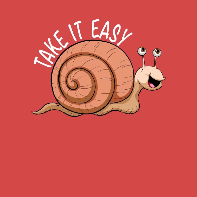 Snail Take It Easy nudibranch snail shell
