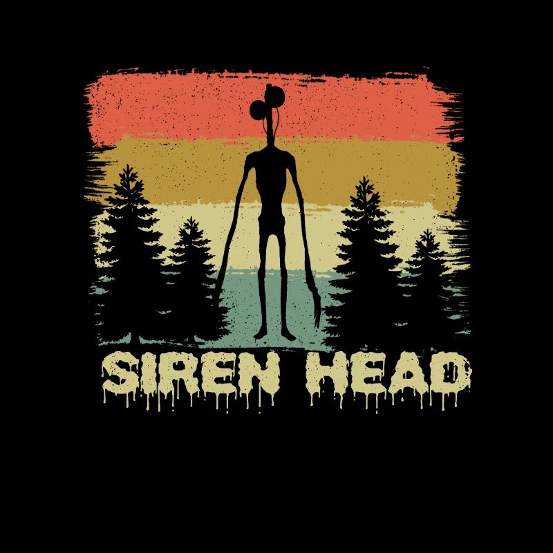 Siren Head Mysterious Creature Creepy Halloween