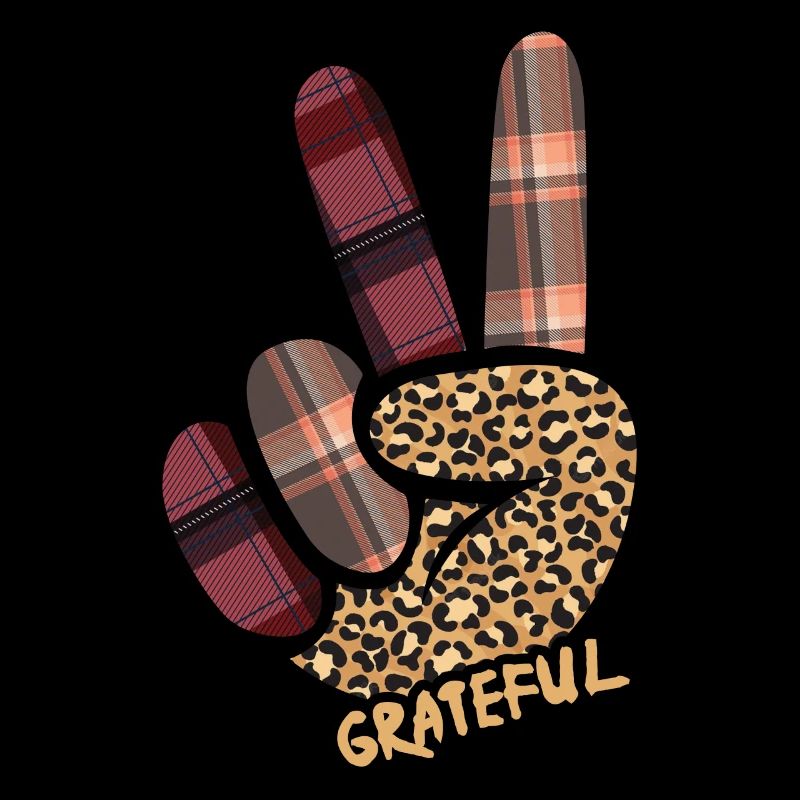 Turkey Love Peace Autumn Pattern Thanksgiving