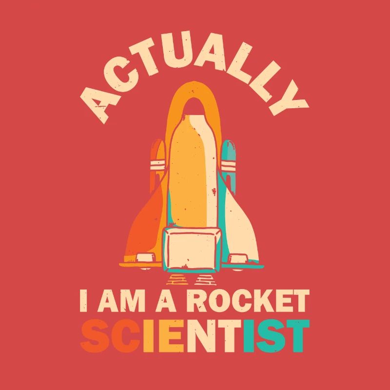 Rétro Rocket Scientist Spaceman Navette spatiale