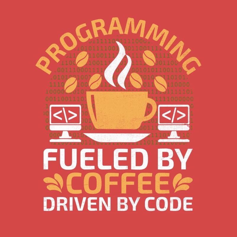 Kaffee-Codierung Programmierer Programmierer Entwickler Nerd Coff