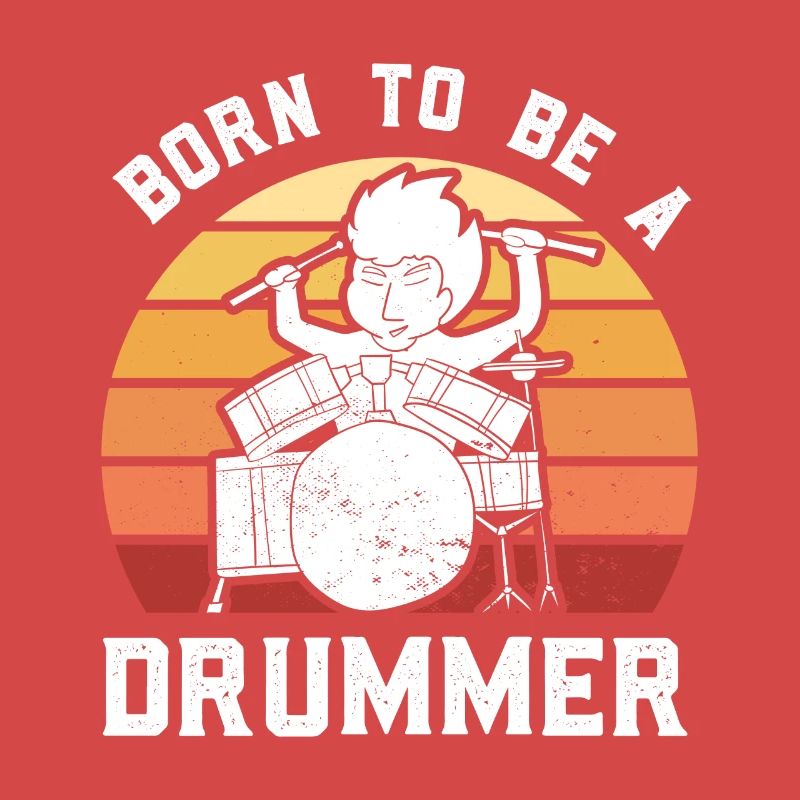 Drummer Playing Drums