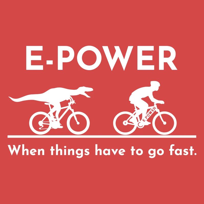 Vélociraptor à la poursuite d’un e-biker