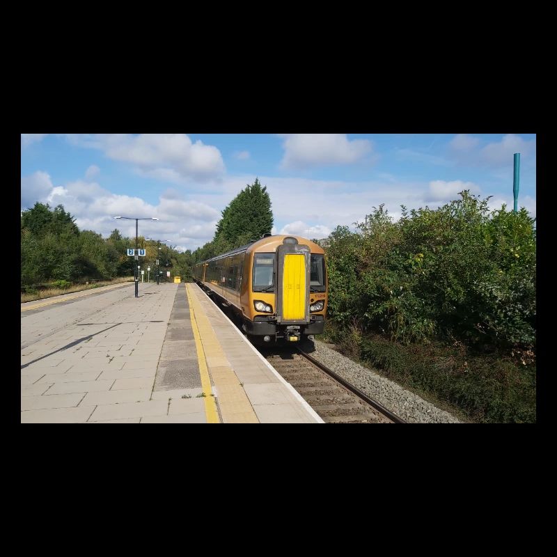 Railway Train Approach 001