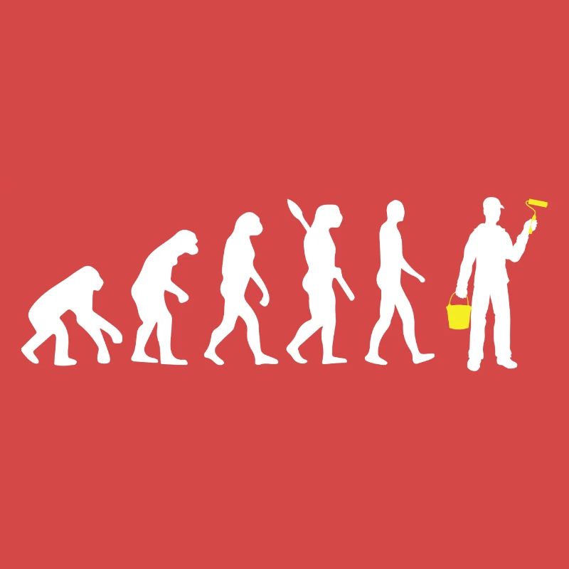 Painter - Evolution of Man / Darwin Yellow