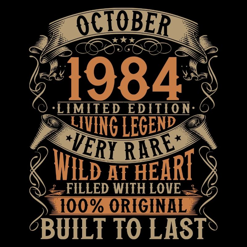 Octobre 1984 Cadeau d’anniversaire de naissance