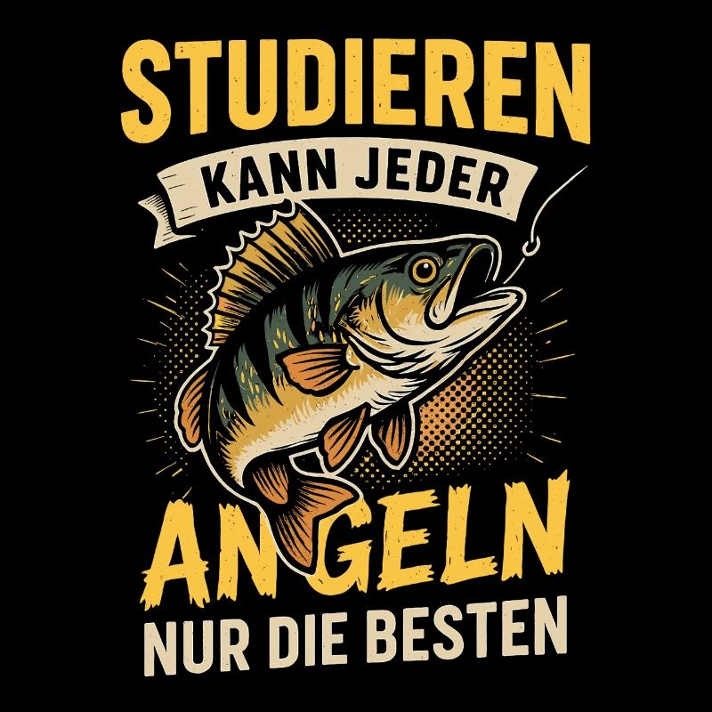 Angeln statt Studium – Lustiger Spruch