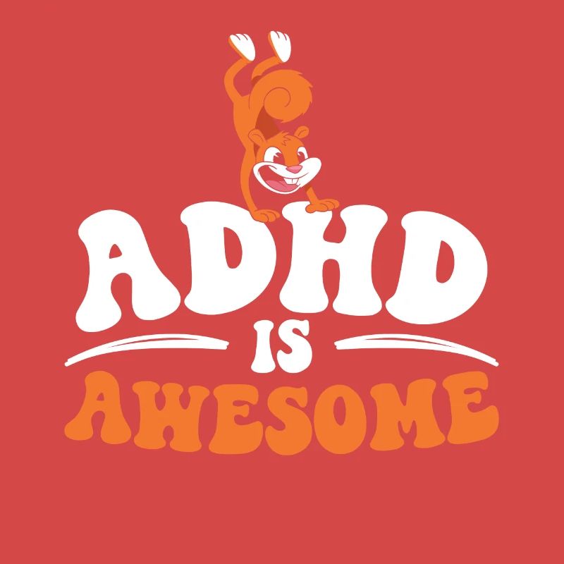 ADHD Squirrel Embrace Neurodiversity