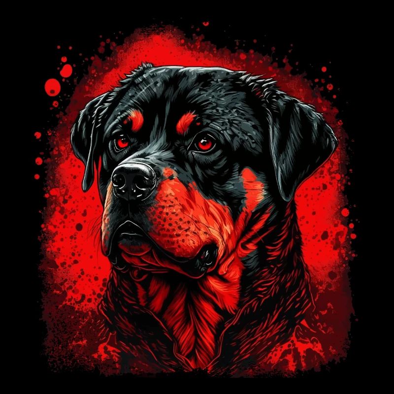 Creepy Rottweiler