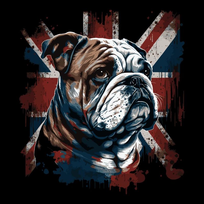 Grumpy English Bulldog