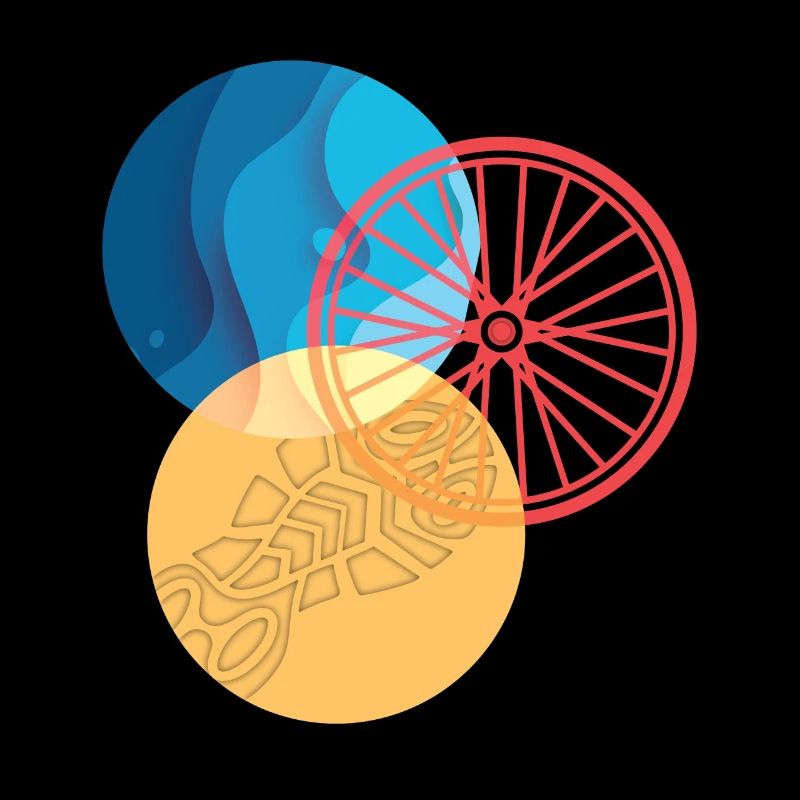 Conception de triathlon Athlètes Athlètes