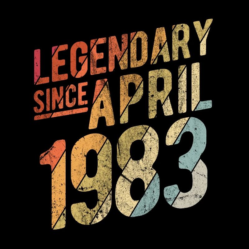 40th Birthday Gift Legendary Since April 1983 40 Y