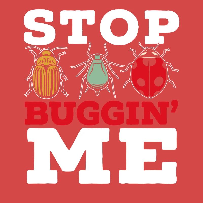 Stop Buggin Me Insect Catching Ladybug Butterfly