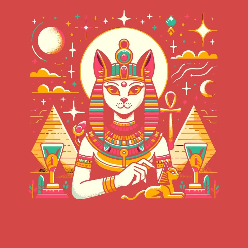 Bastet Déesse égyptienne Égypte Pyramide Égypte