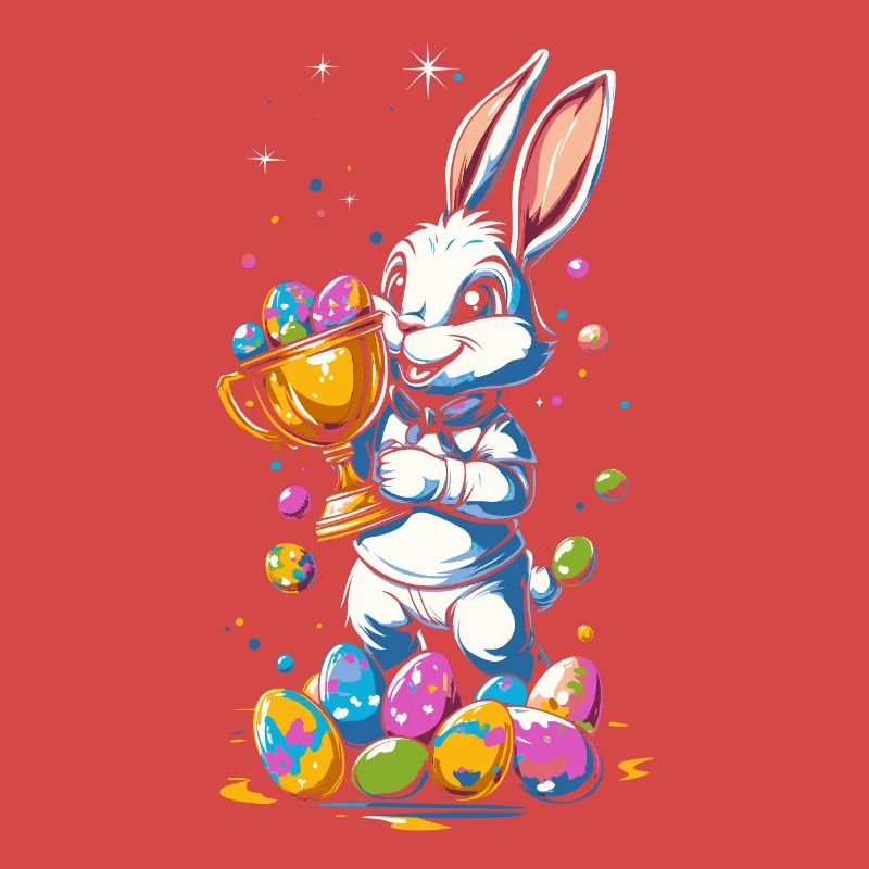 Easter Bunny Easter Eggs Egg Hunt Winner Cup