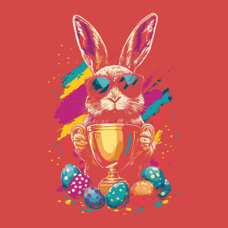 Easter Bunny Easter Eggs Egg Hunt Winner Cup