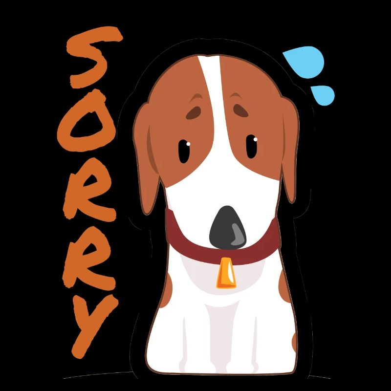 Chien désolé