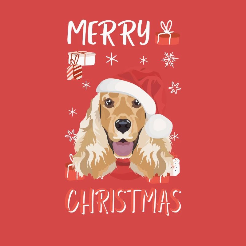 Deutsch Cocker Spaniel Joyeux Noël