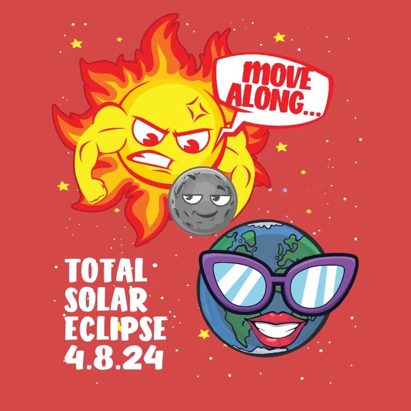 Total Solar Eclipse bewegt sich entlang 4.08.24 lu