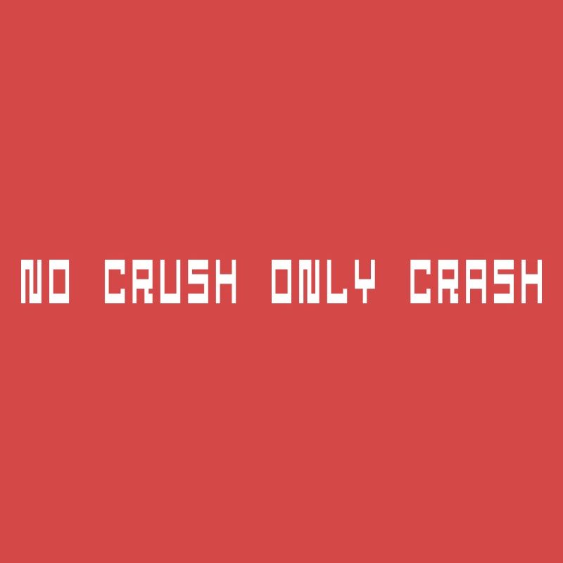 No crush only crash computer scientist gift