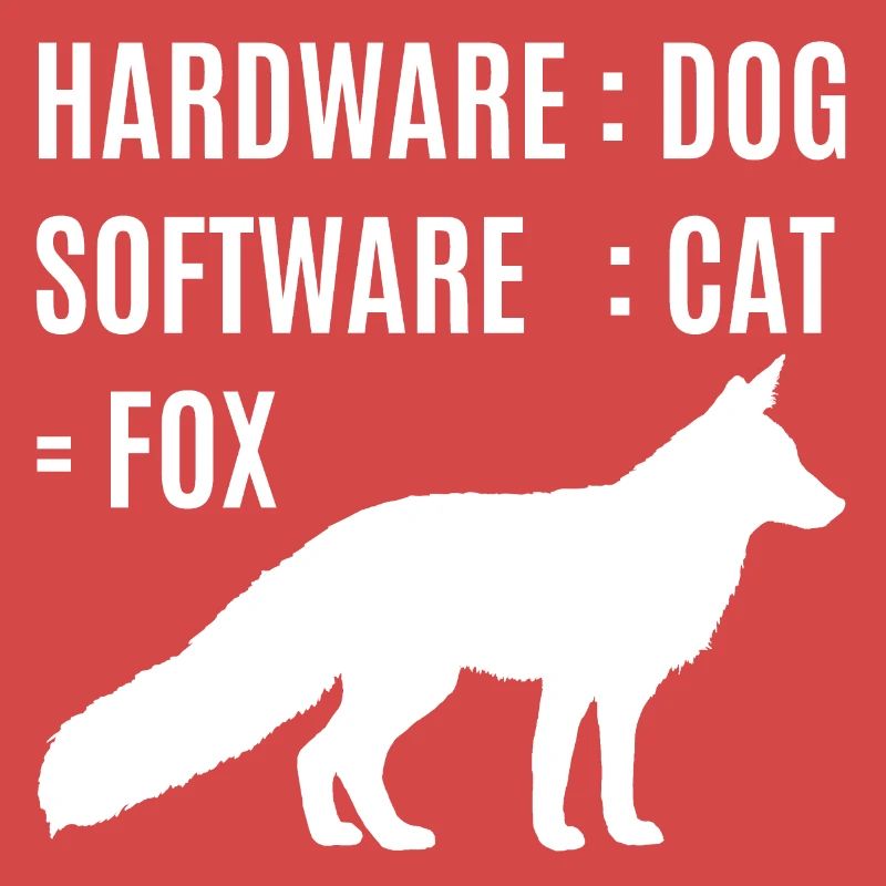 Fuchs Hardware Hund Software Katze