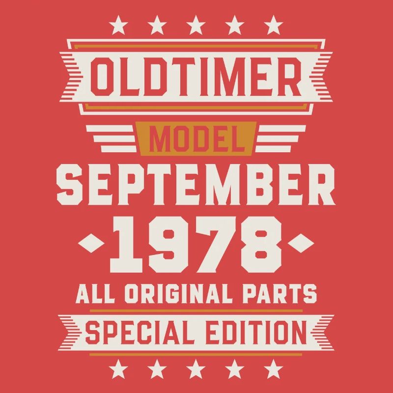 Oldtimer September 1978 Birthday Gift