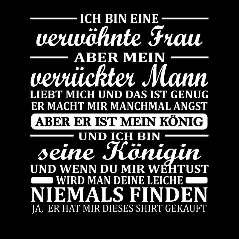 Frau Ehepartnerin Geschenk Verwöhnte Ehefrau Dame