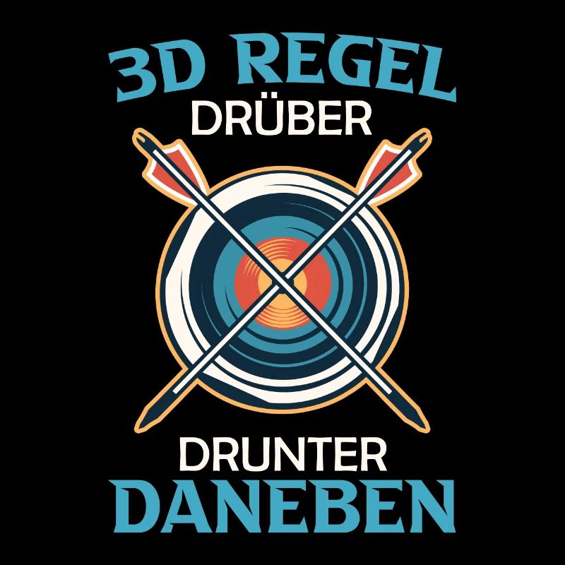 Drüber Drunter Daneben 3D Regel Bogenschießen
