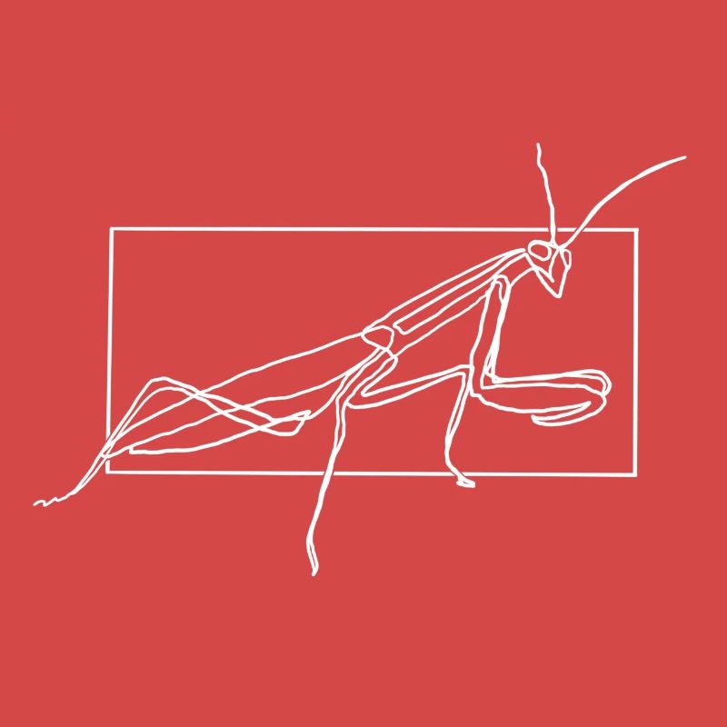 Gottesanbeterin Premium Design Geschenk