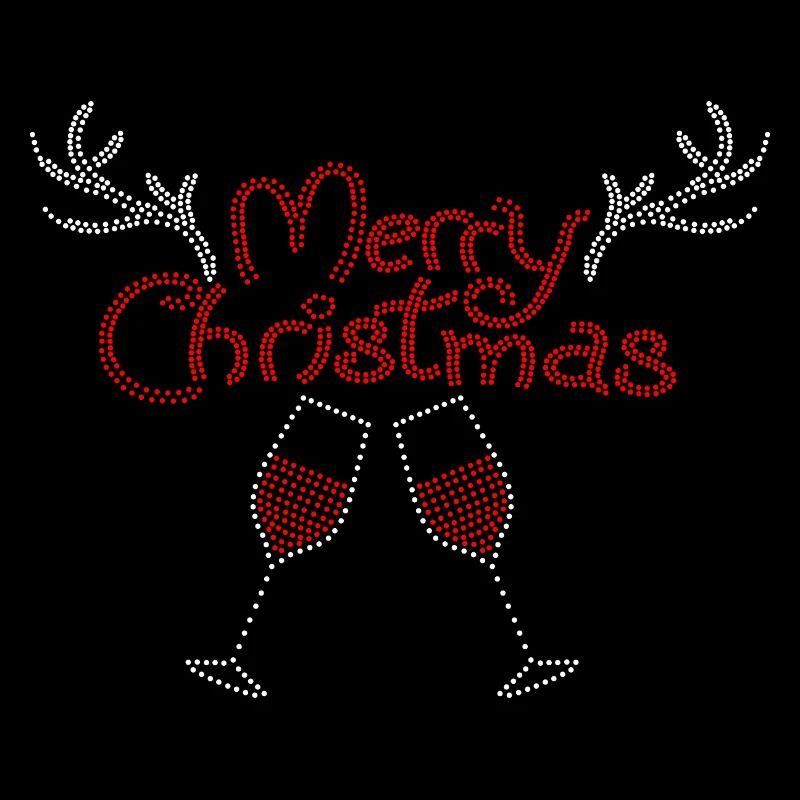 Strass Weihnachtsfeier einzigartiges Design