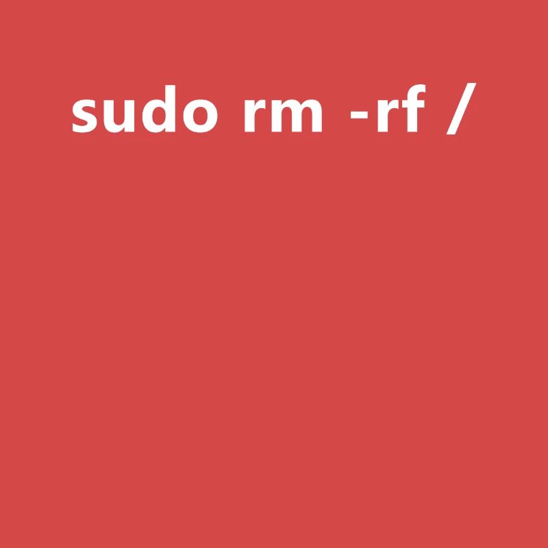 Linux Admin Programmer sudo rm rf /
