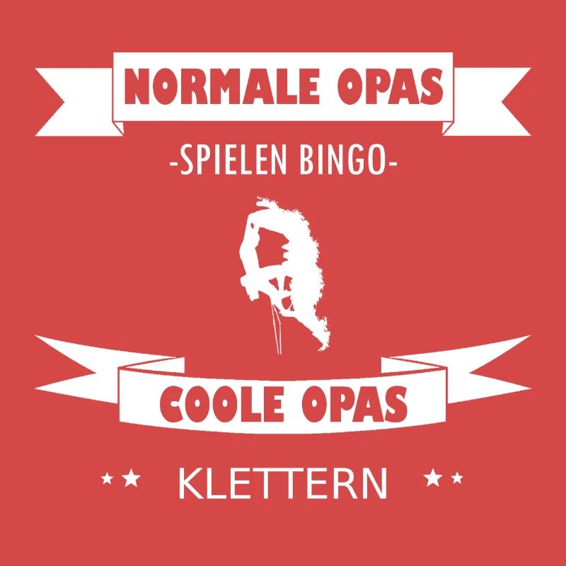Klettern Climbing Opa Geschenkidee Großvater