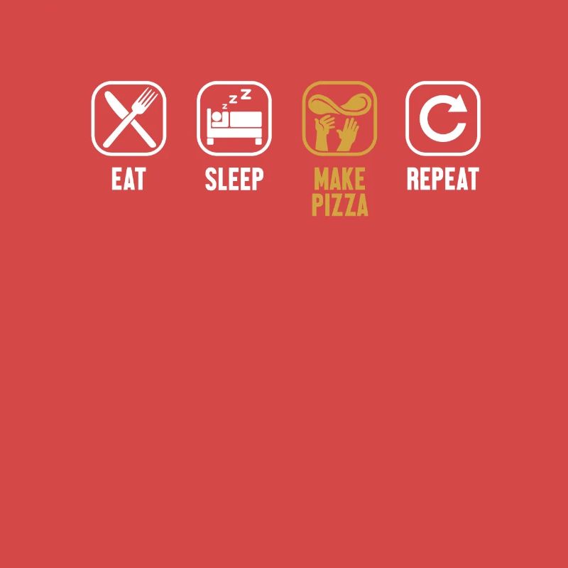 Eat Sleep Make Pizza Repeat Pizza Pizza Tray