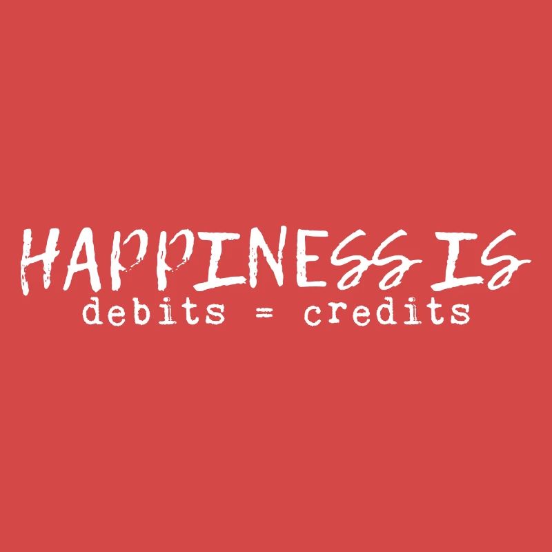 Happiness Is Debits Equals Credits 8
