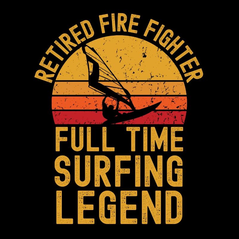 Retired fire fighter windsurfing legend