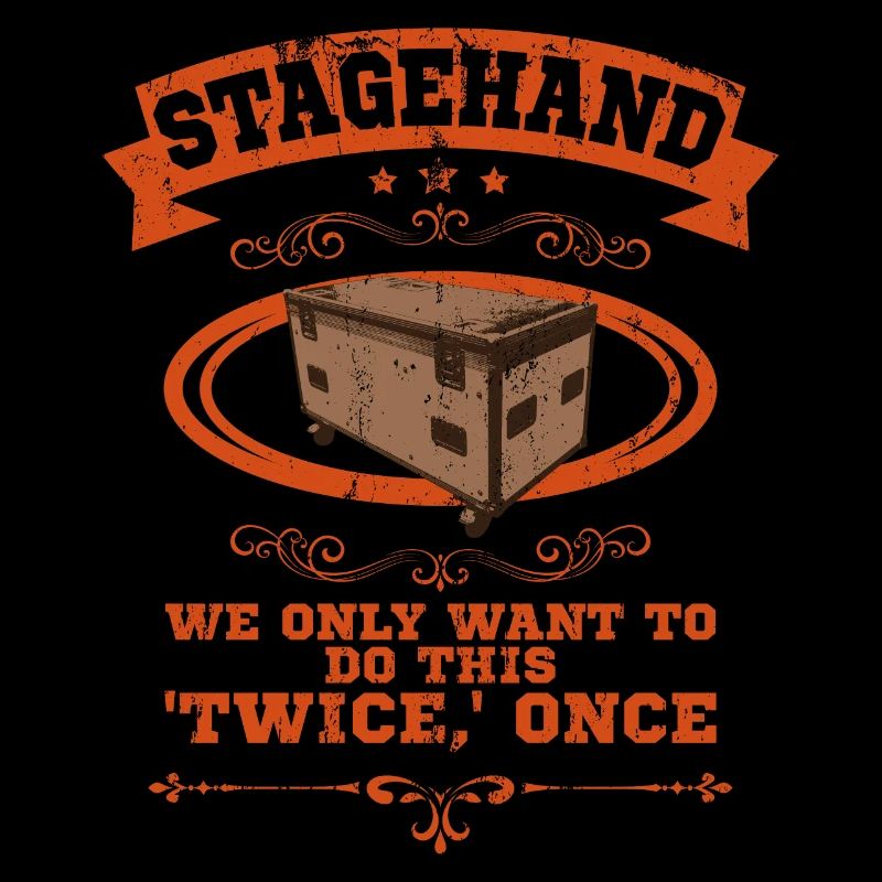 Stagehand Stagecrew Crew Roadie Event Geschenk